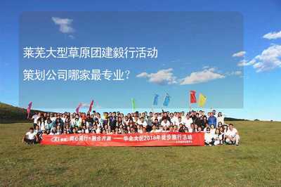 萊蕪大型草原團建毅行策劃，專業機構深度解析與服務指南